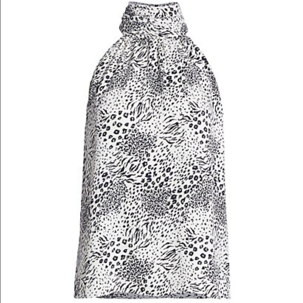 JOIE Erola Animal Print Halter Top - Picture 9 of 16